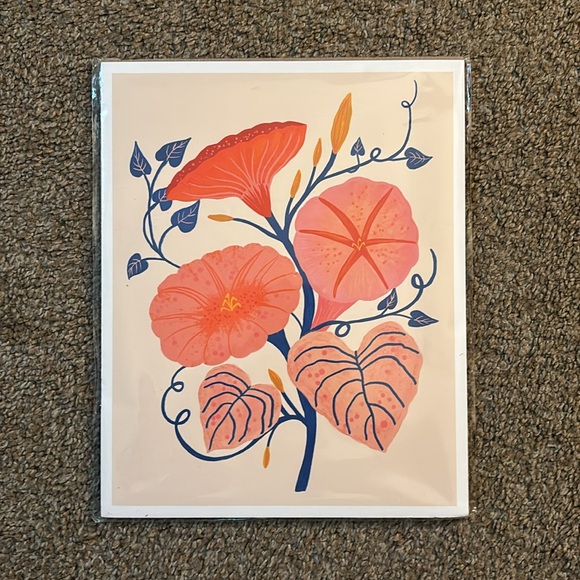 ๐บ {PRICE FIRM} Dream Folk Morning Glories Unframed Art Print ~ 8x10โ - Picture 2 of 4